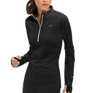 Peloton Nike Running Black Running Dry Fit Quarter Zip